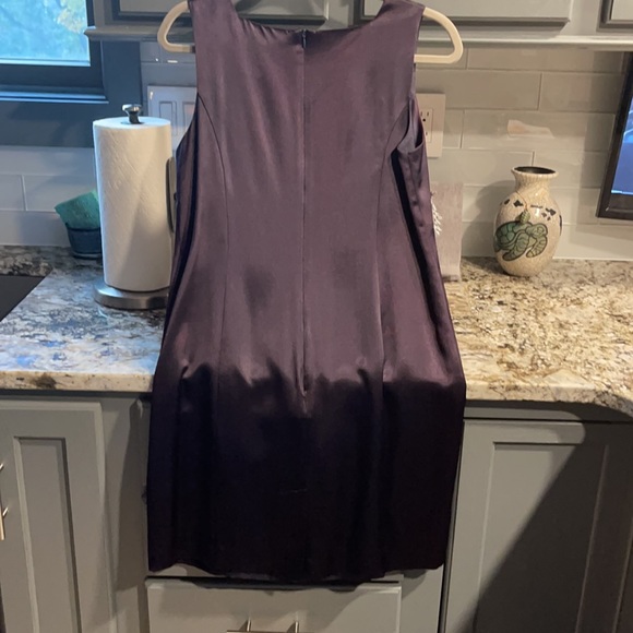 Randi May collection size 10 dark purple shiny sheen fabric - Picture 2 of 2